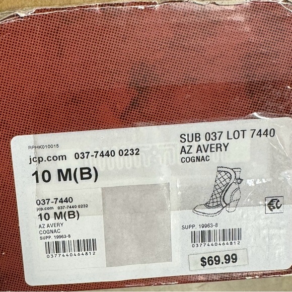 Arizona Jean Co Avery Boots Size 10 M Color Cognac - Picture 9 of 9